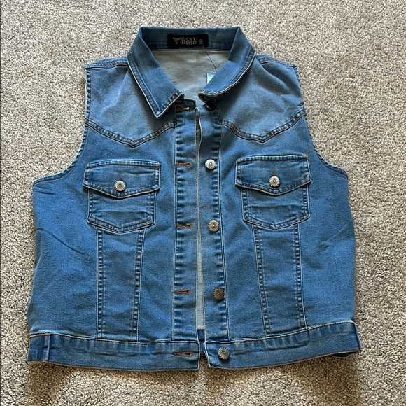 denim vest - Picture 1 of 3
